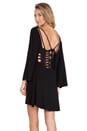 view 1 of 5 Joseline Cage Knit Dress in Black