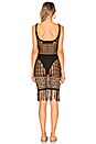 view 3 of 4 Crochet Net Slip Dress in Black