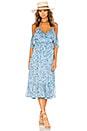 view 1 of 3 Tia Dress in Carolina Blue Floral
