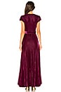 view 3 of 3 Sid Wrap Dress in Burgundy