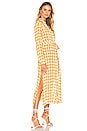 view 2 of 3 Thea Shirt Dress in Yellow Gingham