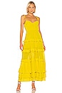 view 1 of 3 VESTIDO TINSLEY in Vibrant Yellow