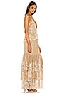 view 2 of 4 MAXI VESTIDO SIN MANGAS GEONNA in Nude & White
