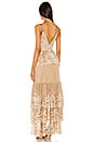 view 3 of 4 MAXI VESTIDO SIN MANGAS GEONNA in Nude & White