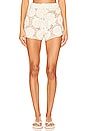 view 1 of 4 Zephyr Floral Crochet Shorts in White