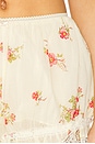 view 6 of 6 Essie Short in Cream & Rose Floral