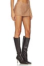 view 2 of 6 Noella Faux Suede Skort in Golden Tan