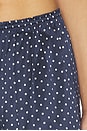 view 6 of 6 Leia Short in Navy And Cream Dot