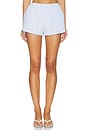 view 1 of 6 Carmen Short in Light Blue Stripe