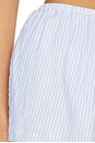 view 6 of 6 Carmen Short in Light Blue Stripe
