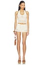 view 5 of 6 Carrissa Crochet Short in Ivory