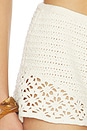 view 6 of 6 Carrissa Crochet Short in Ivory