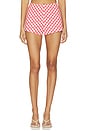 view 1 of 6 Rae Short in Red Gingham