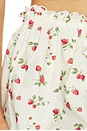 view 6 of 6 Marlena Short in Cream & Strawberry