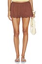 view 1 of 6 Tessia Short in Brown