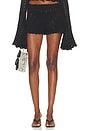 view 1 of 6 Zaylee Open Stitch Short in Black