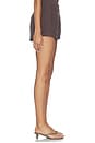 view 4 of 6 Jessa Short in Dark Brown