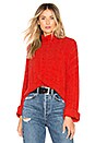 view 1 of 4 Seta Turtleneck Sweater in Red