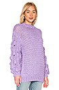 view 2 of 4 Chunky Sleeve Sweater in Lavender