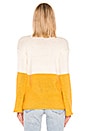 view 3 of 4 Roux Sweater in Mustard & Ivory