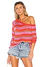 view 1 of 4 Dorado Sweater in Pink Stripe