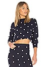 view 1 of 4 x REVOLVE Sarah Pullover in Navy Dot