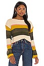 view 1 of 4 Edith Sweater in Botanical Stripe