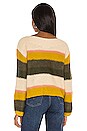view 3 of 4 Edith Sweater in Botanical Stripe