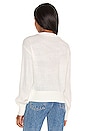 view 3 of 4 BALLOON SLEEVE 가디건 in Ivory