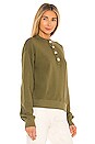 view 2 of 4 Henley Sweatshirt in Olive