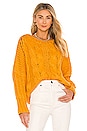 view 1 of 4 Paola Cable Sweater in Mustard