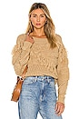 view 1 of 4 Adrian Fringe Sweater in Nude