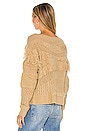 view 3 of 4 Adrian Fringe Sweater in Nude
