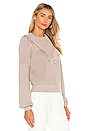 view 2 of 4 Samara Fringe Sweater in Nude