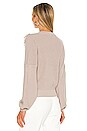 view 3 of 4 Samara Fringe Sweater in Nude