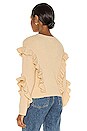 view 3 of 5 Quinn Ruffle Sweater in Cream