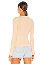 view 3 of 4 Femme Rib Henley in Light Oat
