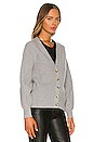 view 3 of 5 Natalia Cardigan in Med Heather Grey
