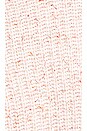 view 5 of 5 Topo Speckled Cropped Turtleneck in Ivory Confetti