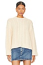view 1 of 4 Dorinda Cable Sweater in Cream