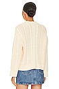 view 3 of 4 Dorinda Cable Sweater in Cream