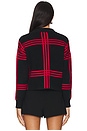 view 3 of 4 Bellair Cardi in Red & Black