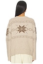 view 3 of 4 Sammara Fair Isle Sweater in Tan Multi