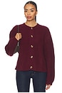 view 1 of 4 Sammara Cardigan in Wine
