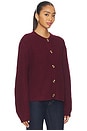 view 2 of 4 Sammara Cardigan in Wine