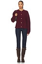 view 4 of 4 Sammara Cardigan in Wine