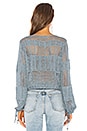view 3 of 4 JERSEY GANCHILLO WILLOW in Blue Sage