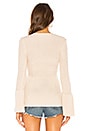 view 3 of 4 SUÉTER DE MANGA ACAMPANADA COURAGE in Ivory