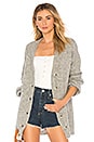 view 1 of 4 Cleo Cardigan in Heather Grey