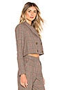 view 2 of 4 Kendra Jacket in Classic Brown Plaid